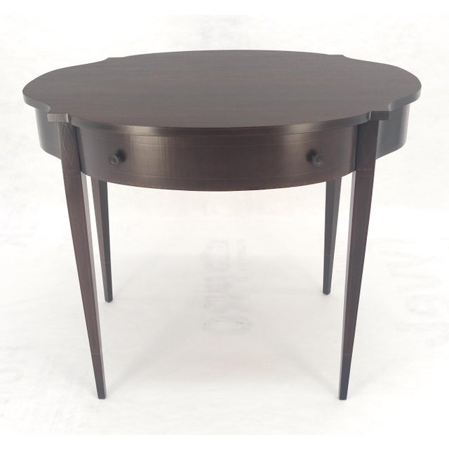 Flip Top Mahogany One Drawer Console Game Sofa Breakfast Top MINT For Sale - Image 12 of 18