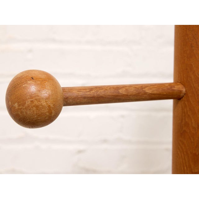 Mid 20th Century Mid 20th Century Danish Teak Coat Rack For Sale - Image 5 of 8