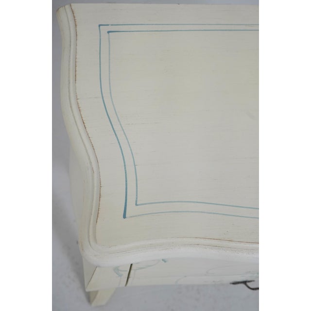Venetian Paint Decorated Bombe Chest Accent Commode For Sale - Image 14 of 16