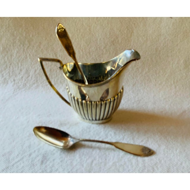 Antique English Silver Plate Georgian Revival 3-Piece Tea Service, Thomas Wilkinson & Co. Birmingham, Engraved Great War Wedding Gift, c.1919 For Sale - Image 13 of 18