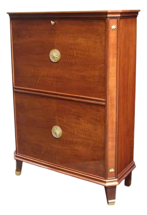 1930s De Coene Freres Art Deco Period Walnut Bar Belgium