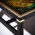 Neoclassical Ebonized and Brass Coffee Table With Antique World Map Top For Sale In Austin - Image 6 of 9