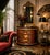 Chinoiserie Mid 19th Century Imperial Garden Chest | Hand-Painted Chinoiserie Marble Top Dresser For Sale - Image 3 of 10