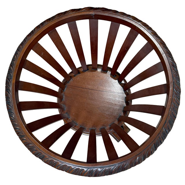 English Plant Stand or Jardiniere of Mahogany From the Edwardian Era For Sale In Austin - Image 6 of 9