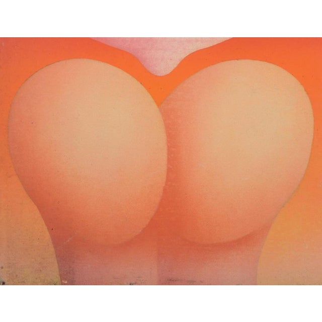 R, Wagner, Semi-Abstract Composition, 1970, Oil on Board For Sale - Image 4 of 10