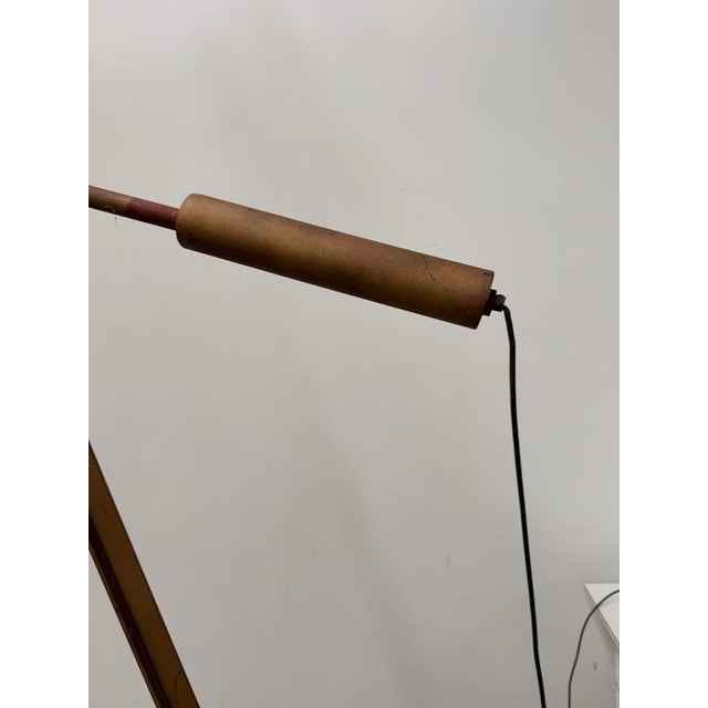 Large Vintage Adjustable Tripod Floor Lamp For Sale - Image 5 of 10
