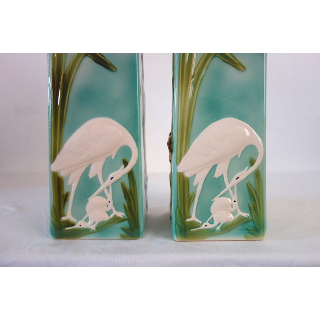 Barbotine Vases from Saint Clément, 1900s, Set of 2 For Sale - Image 9 of 14