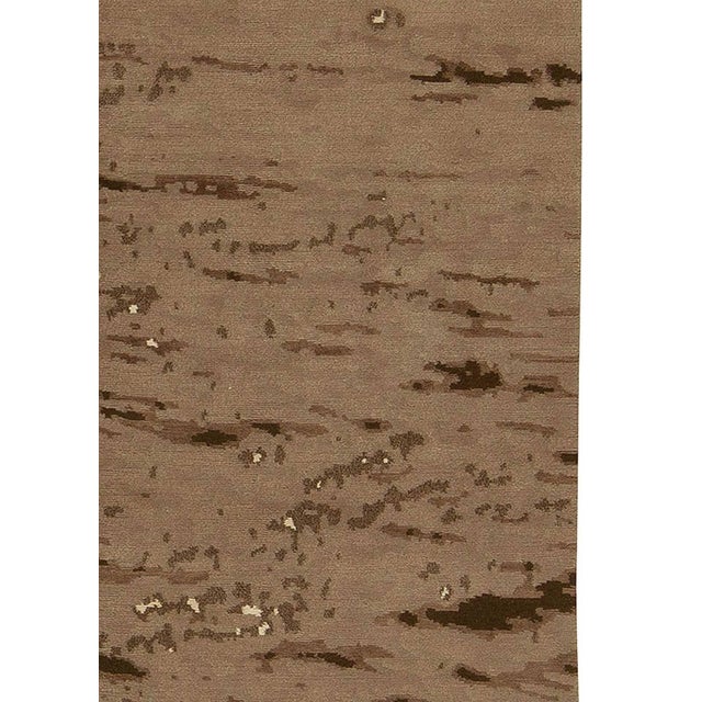 Early 21st Century Contemporary Reservoir Silk and Wool Rug by Brett Beldock for Doris Leslie Blau For Sale - Image 5 of 7