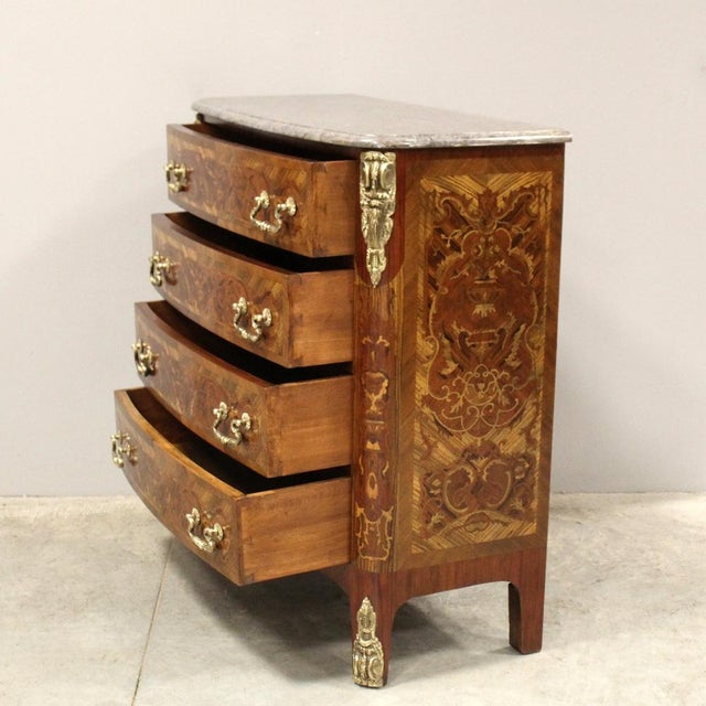 Antique Napoleon III Chest of Drawers, 1800s For Sale - Image 6 of 17
