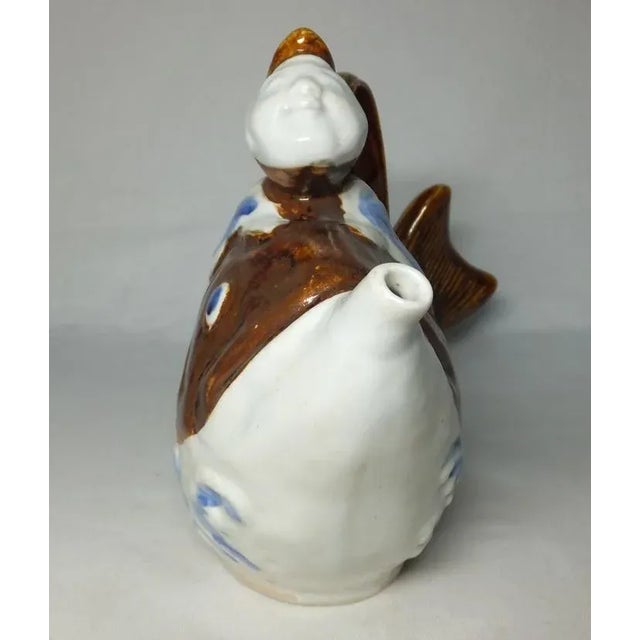 Japanese 19th Century Japanese Porcelain Sake Ewer For Sale - Image 3 of 6