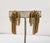 Mid-Century Modern Vintage 1971 Signed Napier Goldtone Fringe Clip Earrings-2 Pieces For Sale - Image 3 of 9