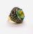Bochic “Orient” Multi Sapphire & Blue Topaz Ring Set In 18K Gold & Silver For Sale - Image 10 of 11