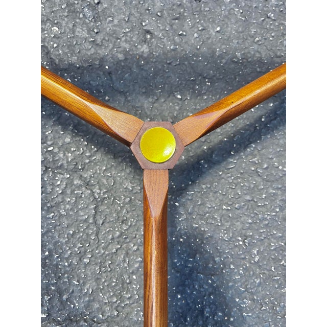 1960s Mid Century Modern Triangle Side Table | Silhouette Series by Lane For Sale - Image 5 of 12