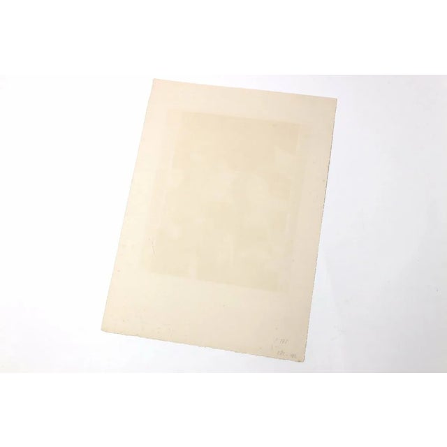 André Minaux Minaux Original Lithograph Nocturne 1968 Signed & Numbered For Sale - Image 4 of 4