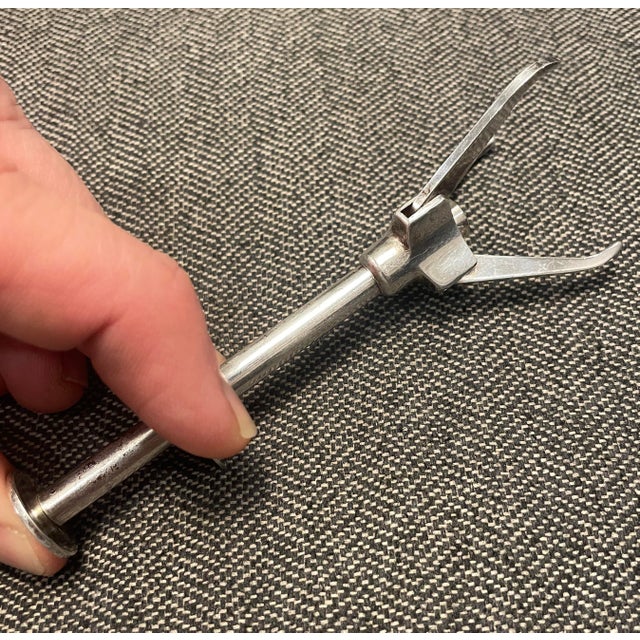 Traditional 1960s Mechanical Silverplate Sugar or Olive Tongs For Sale - Image 3 of 5