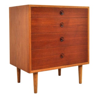 Danish Oak and Teak Chest of Drawers by Børge Mogensen for Karl Andersson & Söner, 1960s For Sale