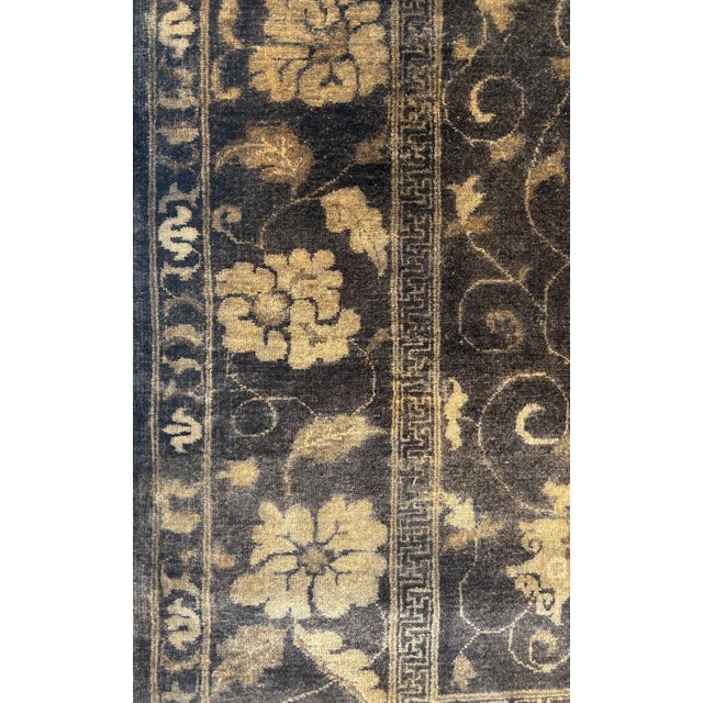 Persian 1980s Vegetable Dye Agra , 8'1" X 10' For Sale - Image 3 of 5