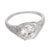 Mid-Century Modern Vintage Gia 3.61 Carat Fancy Yellow Radiant Cut Diamond Two Tone Engagement Ring, Size 6.25 For Sale - Image 3 of 6