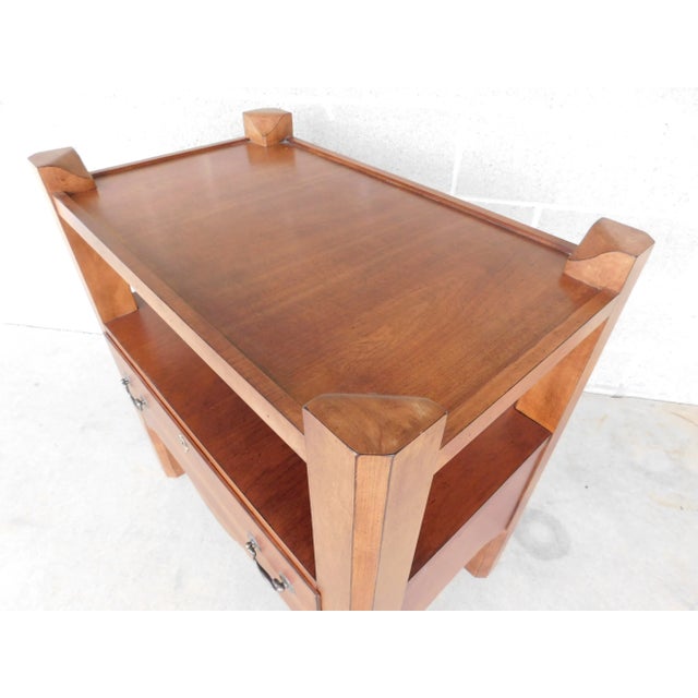 Lane Furniture Lane Furniture Williamsburg Cherry 1 Drawer Nightstand #A For Sale - Image 4 of 9