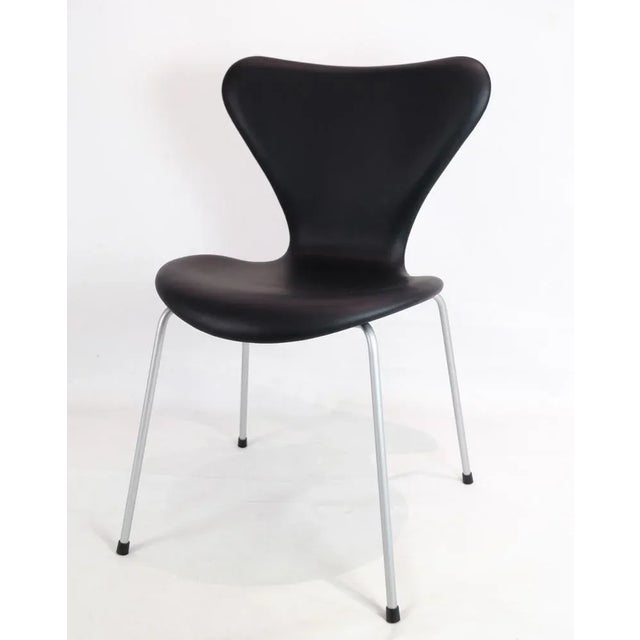 Model 3107 Sjuan Chairs by Arne Jacobsen for Fritz Hansen, 1967, Set of 6 For Sale - Image 10 of 13