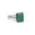 Traditional Diamond Emerald Platinum Ring 4.60 TCW Certified, Size 6.5 For Sale - Image 3 of 7