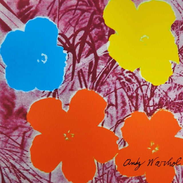 Andy Warhol / CMOA, Flowers, 1980s, Limited Edition Lithograph For Sale - Image 4 of 8