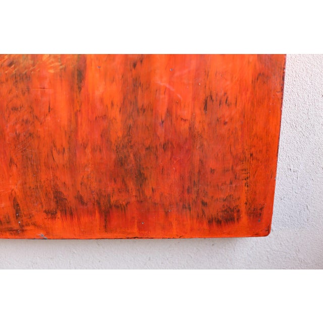 Paint Mid 20th Century Japanese Lacquered Board For Sale - Image 7 of 12