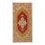 Vintage Turkish Rich Terracotta Oushak Hand-Knotted Rug 3ft 2in X 6ft 6in For Sale