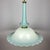 Aqua Vintage Murano Glass Pendant Lamp attributed Venini, Italy, 1970s For Sale - Image 8 of 18
