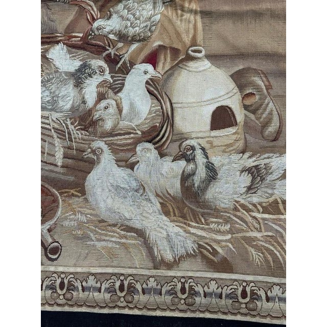 Antique Spanish Royal Manufactury Tapestry, 1890s For Sale - Image 4 of 18