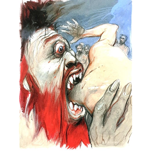 Enki Bilal - Cyclops Eating - Original Lithograph 2012 For Sale - Image 3 of 6