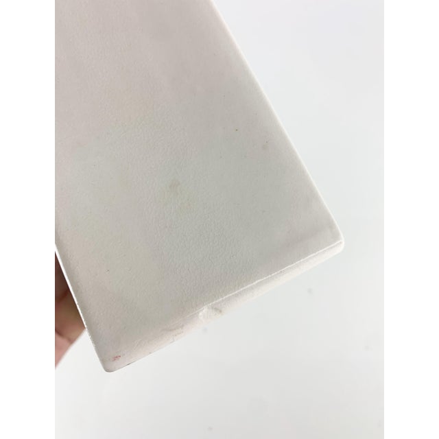 White Vintage Sara Lund Style Yanny 1988 Porcelain 3d Face Vase Sculpture Pottery For Sale - Image 8 of 11