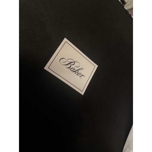 Baker Furniture Company Set of 2 Baker Side Dining Chairs For Sale - Image 4 of 7