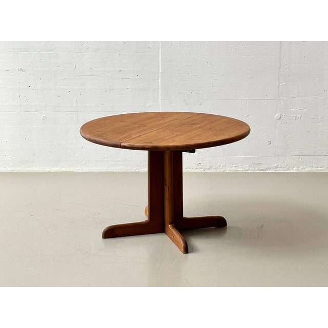 Extendable Dining Table in Pine Wood, 1970s For Sale - Image 4 of 18