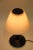 1990s Carlo Nason Table Lamp Rose Glass For Sale - Image 10 of 11