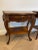 Vintage Provincial Rococo Style Carved Walnut Nightstand Table - a Pair For Sale - Image 4 of 12