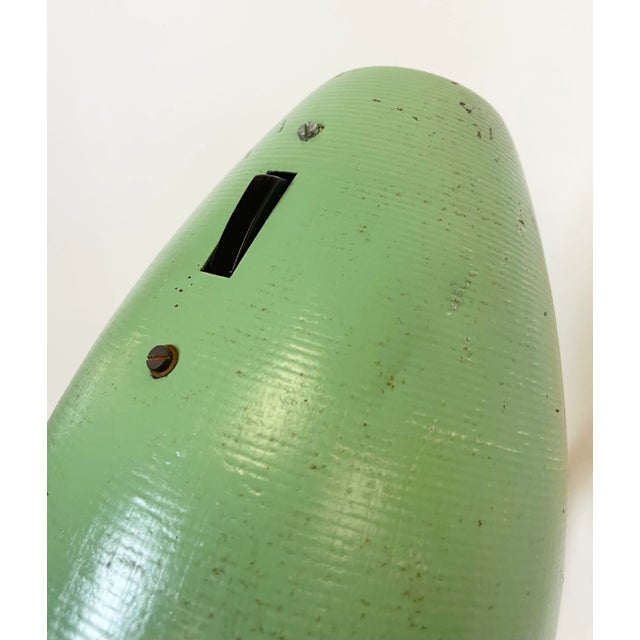 Industrial Green Table Lamp, 1960s For Sale - Image 11 of 16