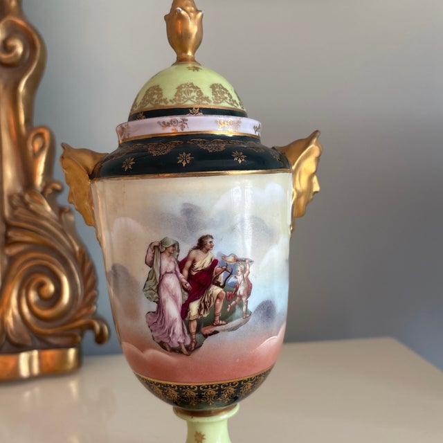 18th Century Royal Vienna Porcelain Urn For Sale - Image 5 of 8