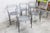 1980s Silver Moon Armchairs by Pascal Mourgue, 1985, Set of 6 For Sale - Image 5 of 18