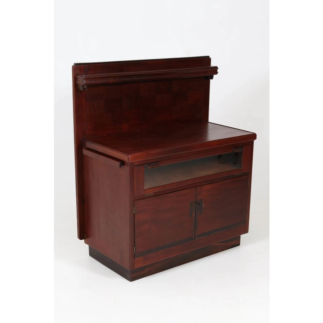 Brown Hague School Sideboard in Mahogany by Anton Lucas, 1920s For Sale - Image 8 of 16