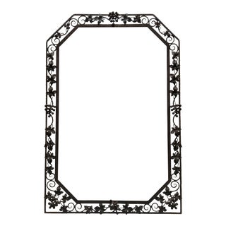 French Art Deco Grape Motif Mirror Frame For Sale