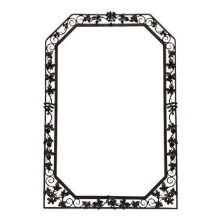 French Art Deco Grape Motif Mirror Frame For Sale