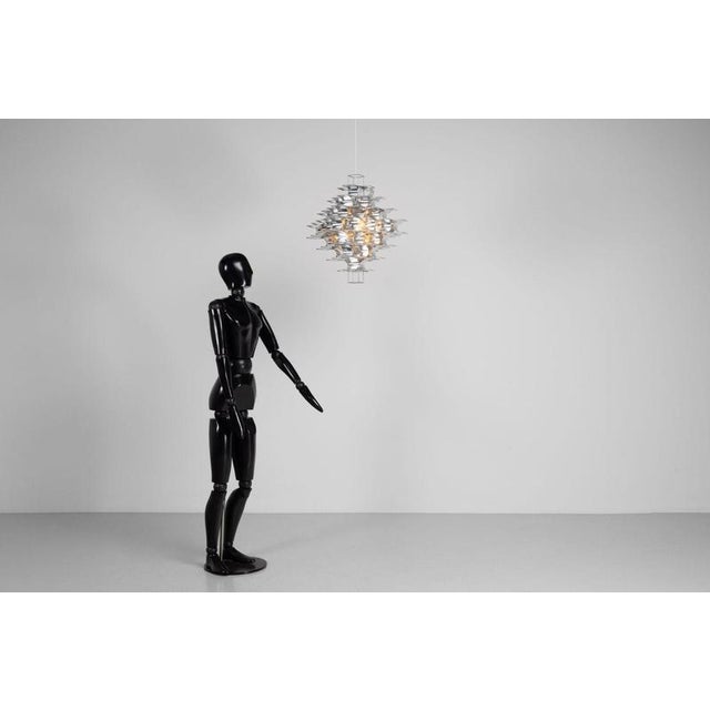 This spectacular so called ‘Cassiopé’ chandelier, designed by Max Sauze for the Max Sauze Studio in France in 1969, is a...