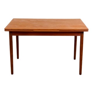 Teak Dining Table, Denmark, 1950s-1960s For Sale