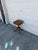 Traditional Vintage Federal Revival Wood Pedestal Side Table With Traditional Carved Details For Sale - Image 3 of 12