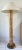 Monumental Bamboo Floor Lamp With Chunky Brass Base For Sale - Image 11 of 12