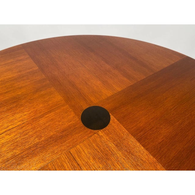Round Mod. T41 Table in Rosewood attributed to Osvaldo Borsani for Tecno, Italy, 1958 For Sale - Image 9 of 12