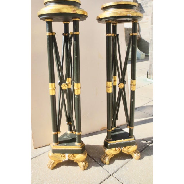 Pair of Directoire Style Pedistals -- A Pair of 2 For Sale - Image 10 of 16