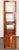 Contemporary Sagebrook Home Teakwood Slanted Shelving 71” Tall For Sale - Image 3 of 9