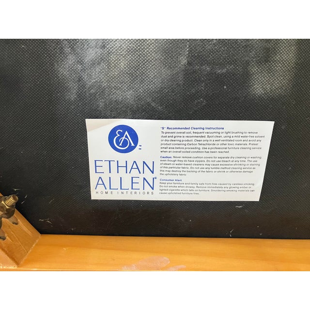 Vintage Rattan Leather Bench For Sale In San Francisco - Image 6 of 6